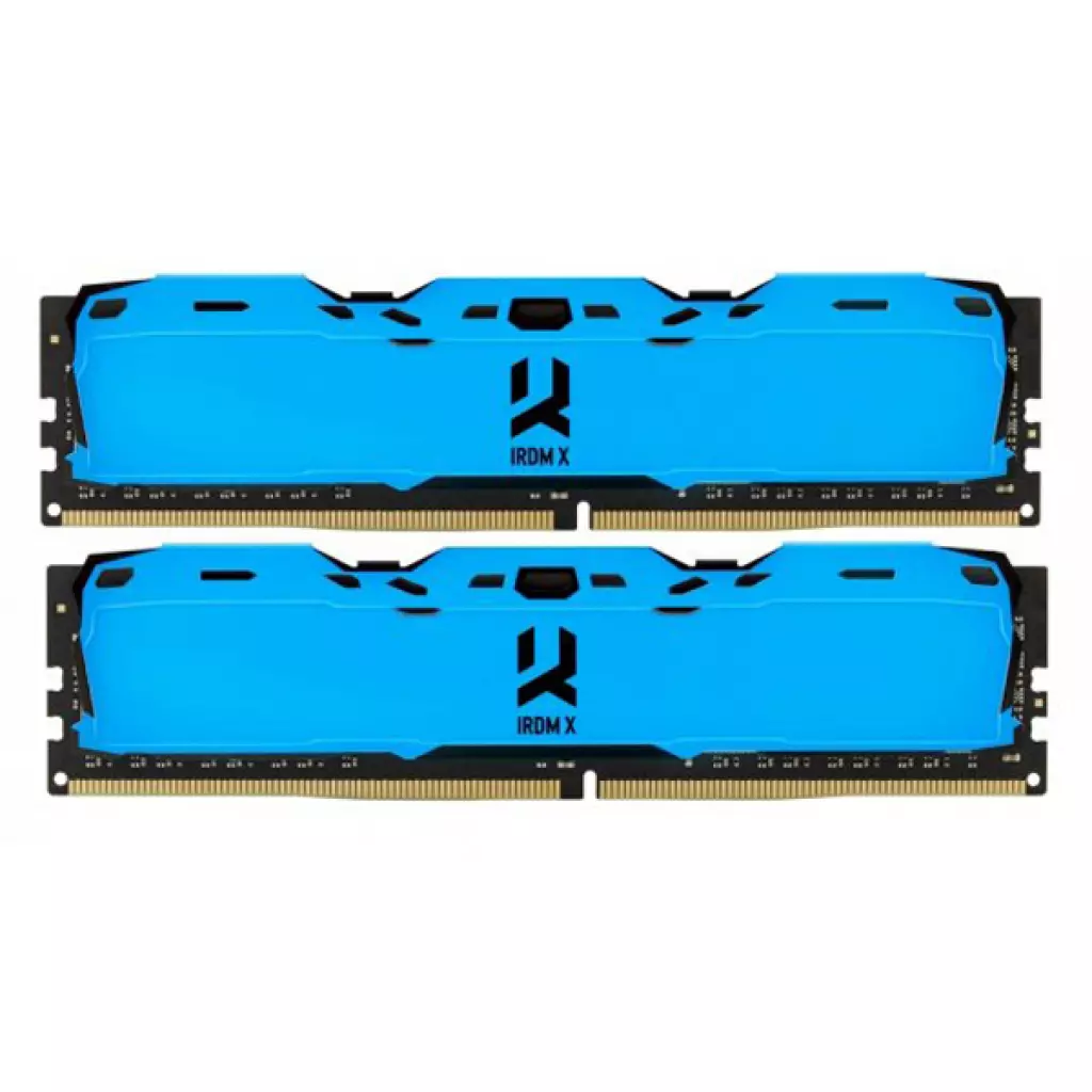 Модуль памяти для компьютера DDR4 8GB (2x4GB) 3000 MHz Iridium X Blue Goodram (IR-XB3000D464L16S/8GDC)