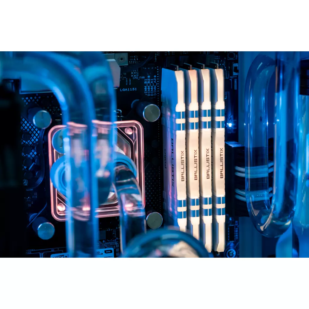 Модуль памяти для компьютера DDR4 64GB (2x32GB) 3600 MHz Ballistix Black RGB Micron (BL2K32G36C16U4BL) - 2 Модуль памяти для компьютера DDR4 64GB (2x32GB) 3600 MHz Ballistix Black RGB Micron (BL2K32G36C16U4BL) - 2