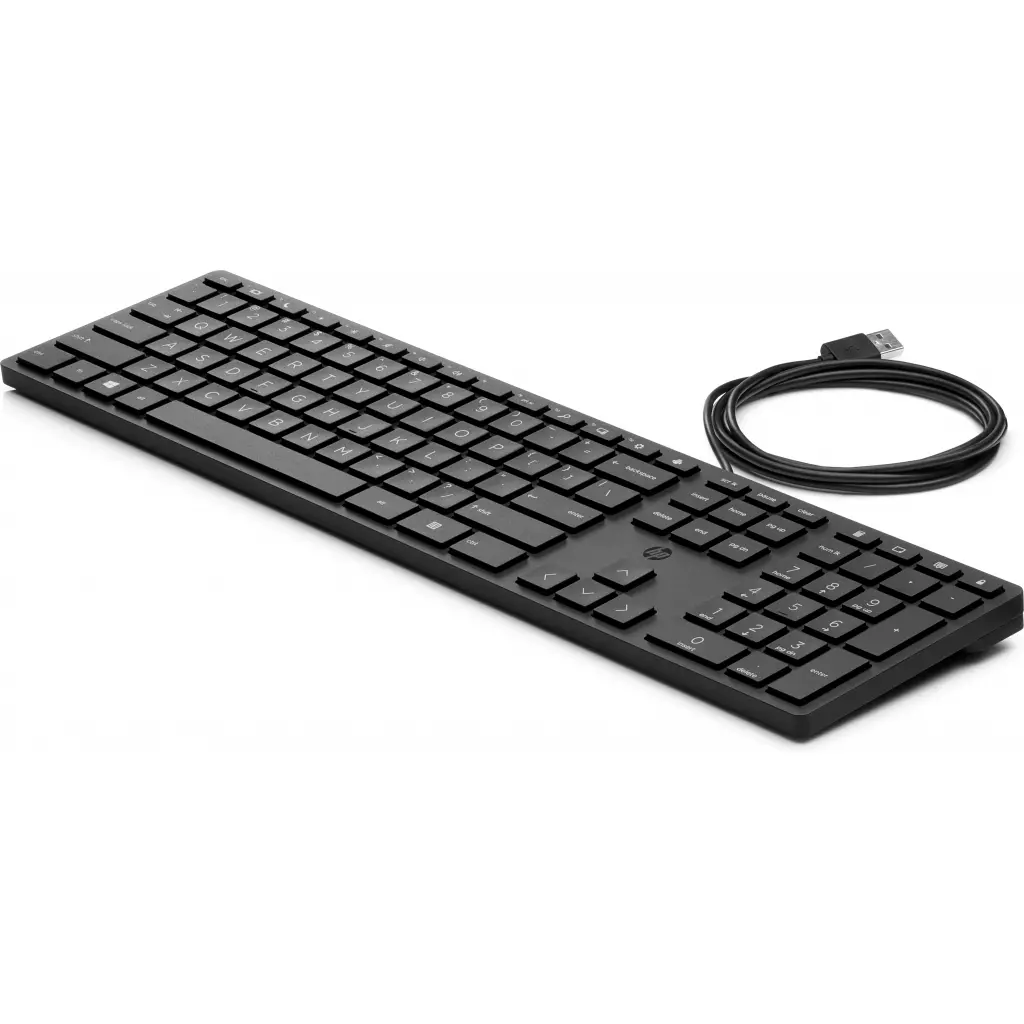 Клавиатура HP 320K USB Ukr Black (9SR37AA) - 1 Клавиатура HP 320K USB Ukr Black (9SR37AA) - 1