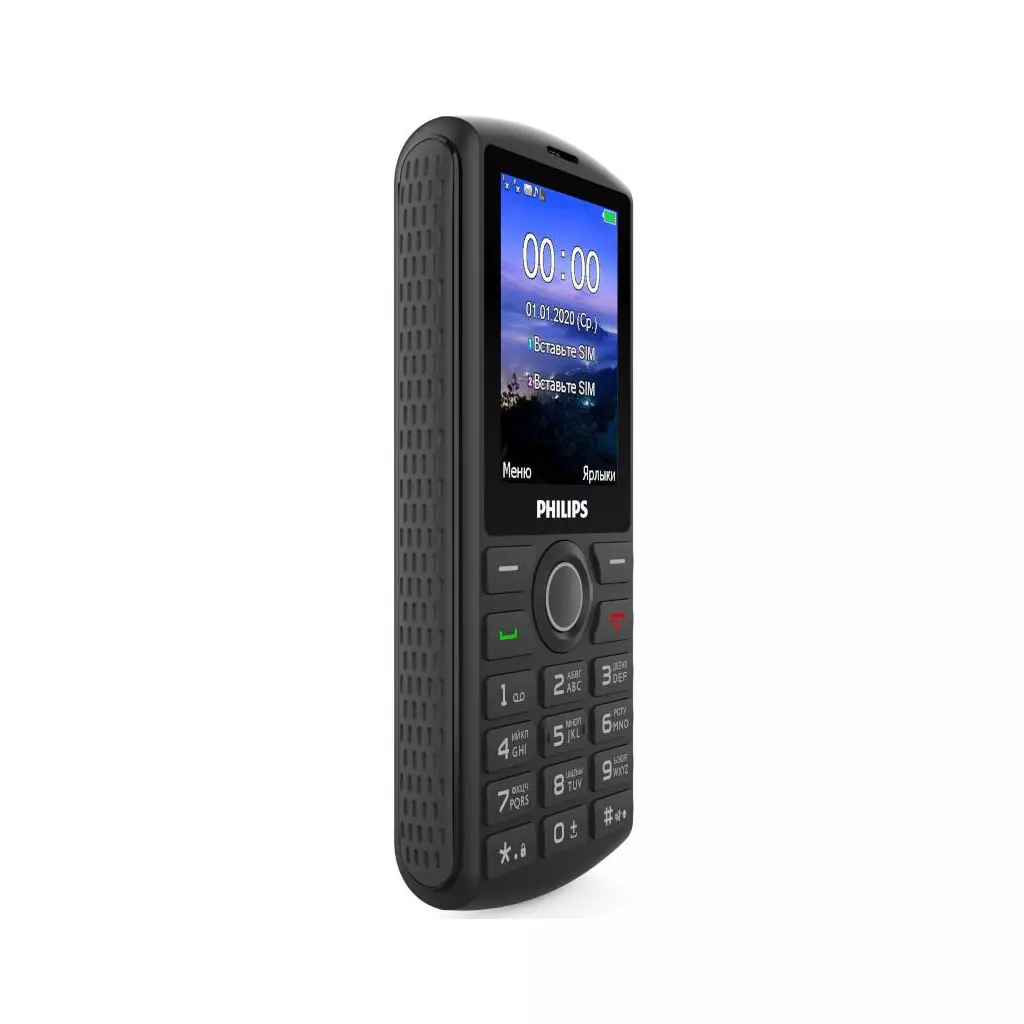 Мобильный телефон Philips Xenium E218 Black - 2