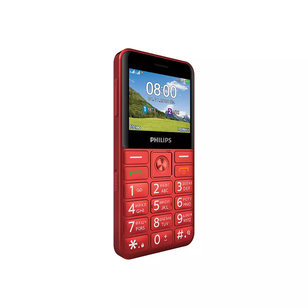 Мобильный телефон Philips Xenium E207 Red - 2 Мобильный телефон Philips Xenium E207 Red - 2