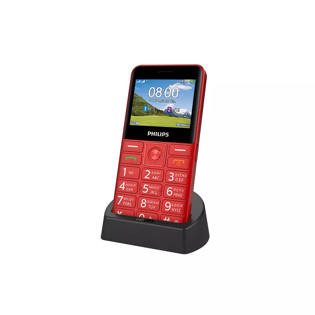 Мобильный телефон Philips Xenium E207 Red - 4 Мобильный телефон Philips Xenium E207 Red - 4