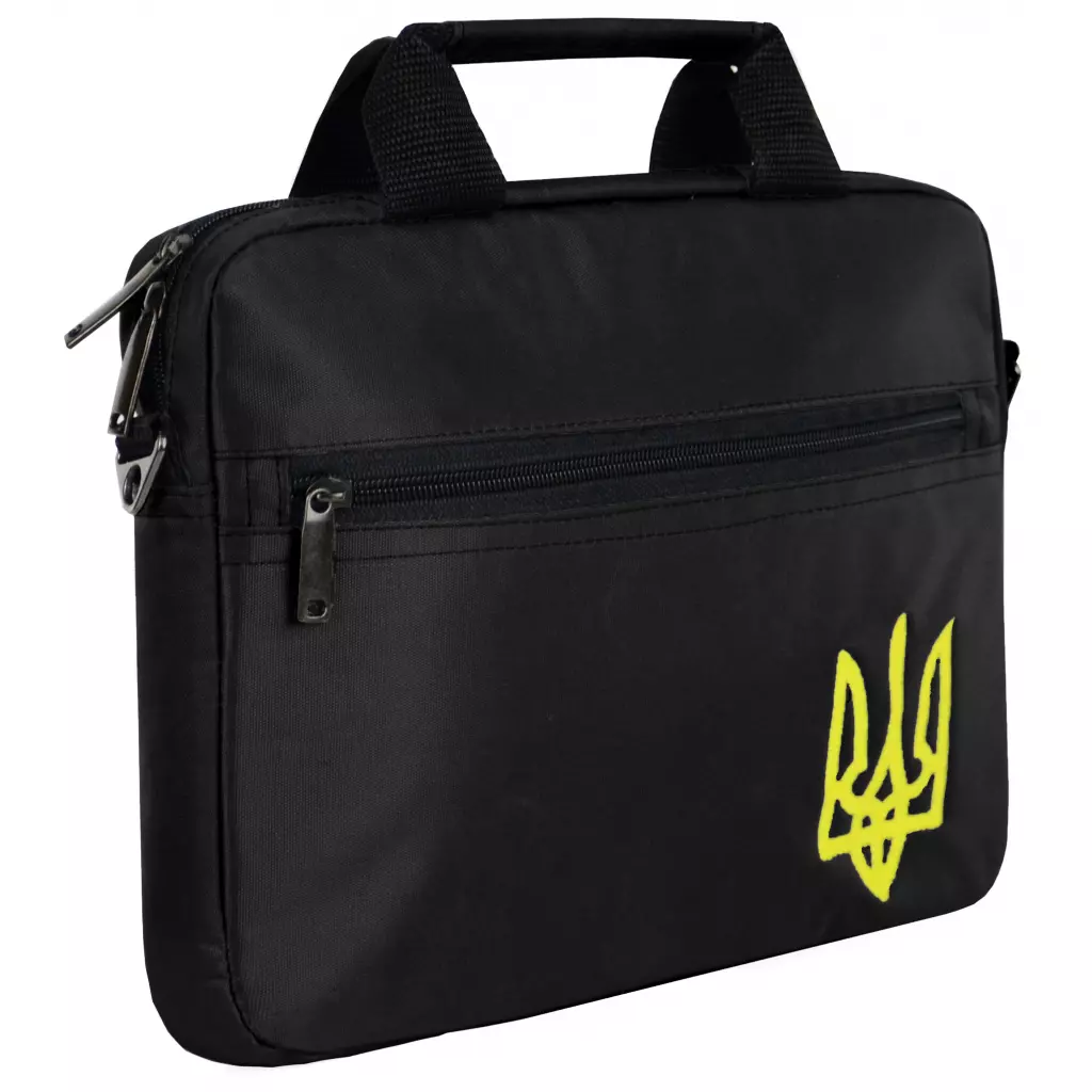 Сумка для ноутбука Porto 12'' PN12 TRIZUB Black (PN12BK_TRIZ) - 1 Сумка для ноутбука Porto 12'' PN12 TRIZUB Black (PN12BK_TRIZ) - 1