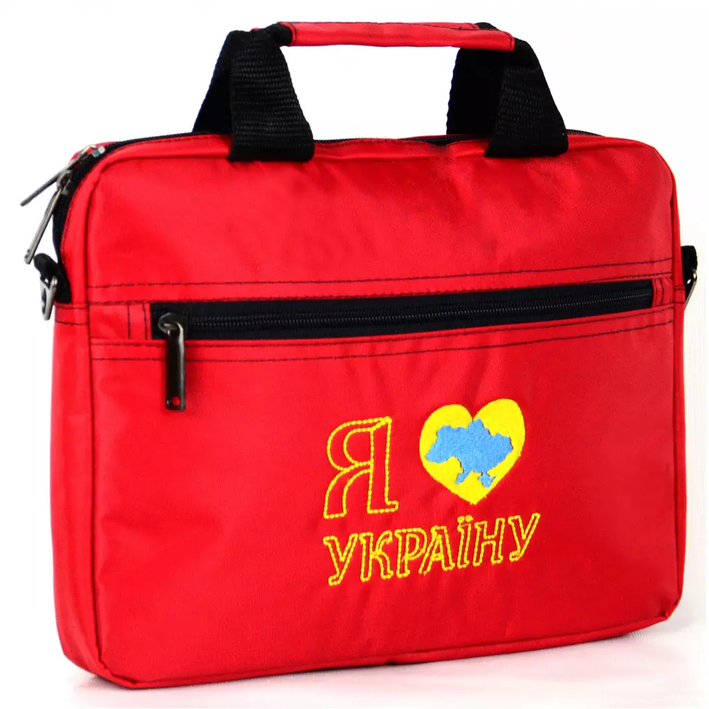 Сумка для ноутбука Porto 12'' PN12 LoveUkraine Red (PN12RD_LoveUkr) - 1 Сумка для ноутбука Porto 12'' PN12 LoveUkraine Red (PN12RD_LoveUkr) - 1