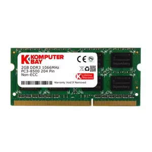 Модуль памяти для ноутбука SoDIMM DDR3 2GB 1066 MHz KomputerBay (204PC3-1066/2GB)