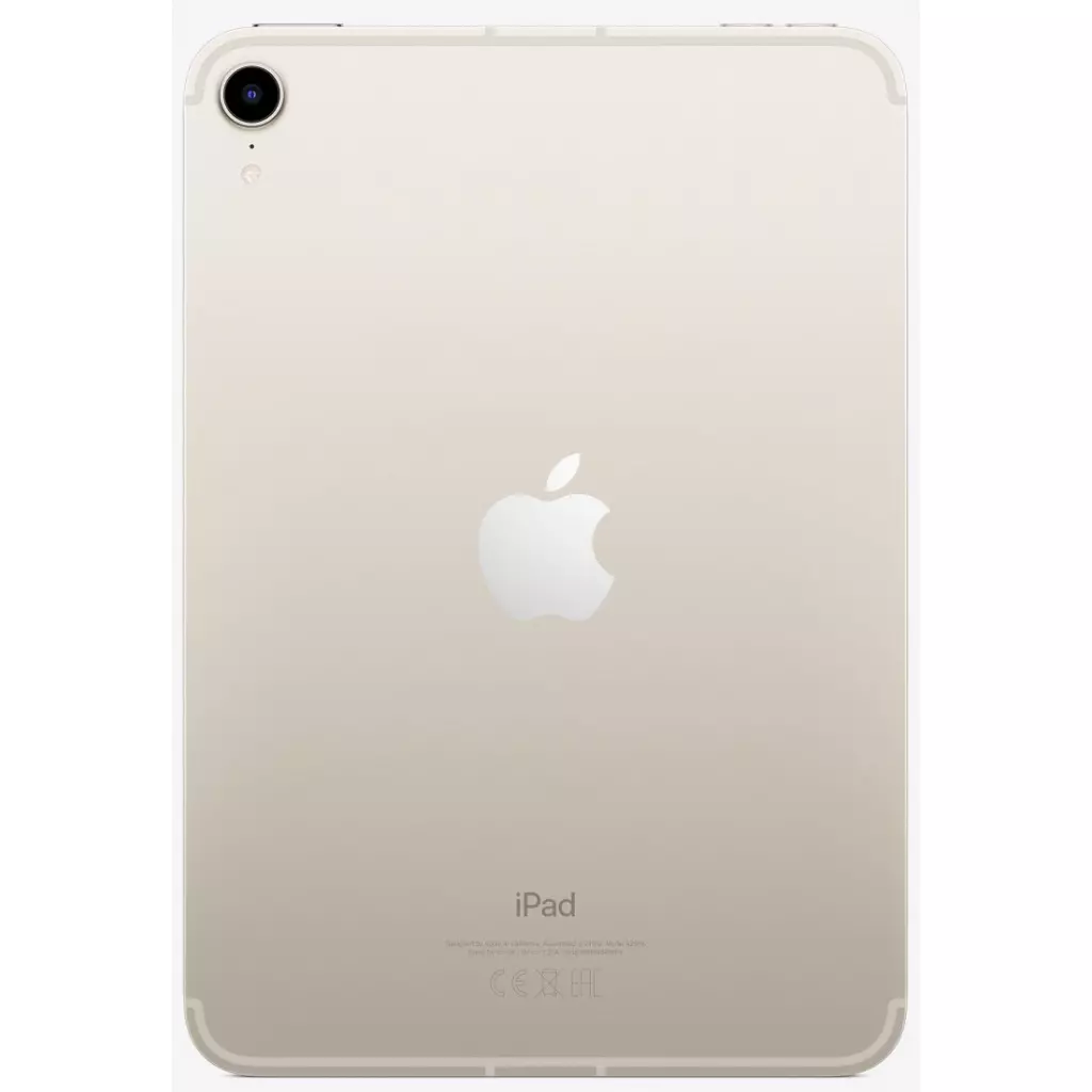 Планшет Apple A2568 iPad mini 2021 Wi-Fi + LTE 256GB, Starlight (MK8H3RK/A) - 1 Планшет Apple A2568 iPad mini 2021 Wi-Fi + LTE 256GB, Starlight (MK8H3RK/A) - 1