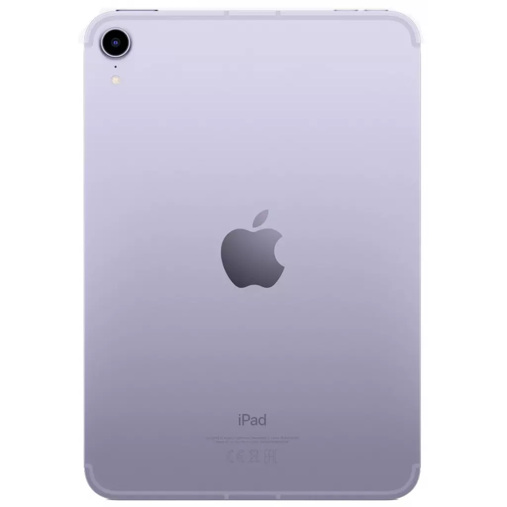 Планшет Apple A2568 iPad mini 2021 Wi-Fi + LTE 256GB, Purple (MK8K3RK/A) - 1 Планшет Apple A2568 iPad mini 2021 Wi-Fi + LTE 256GB, Purple (MK8K3RK/A) - 1