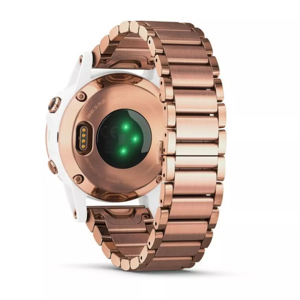 Смарт-часы Garmin fenix 5S Plus, Sapphire, White with Rose Gold-tone Metal Ban (010-01987-11) - 4 Смарт-часы Garmin fenix 5S Plus, Sapphire, White with Rose Gold-tone Metal Ban (010-01987-11) - 4
