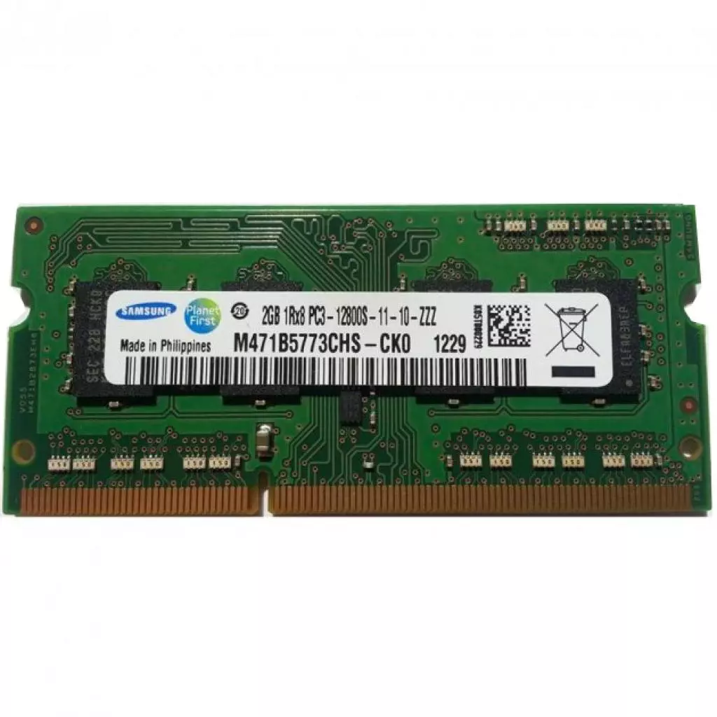 Модуль памяти для ноутбука SoDIMM DDR3 2GB 1600 MHz Samsung (M471B5773CHS-CK0 Ref)