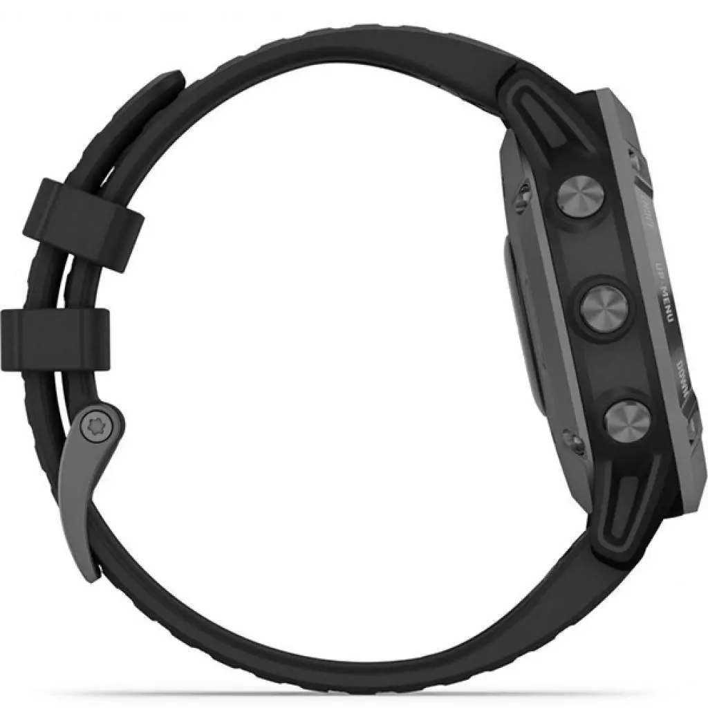 Смарт-часы Garmin fenix 6 Pro Solar, Slate Gray with Black Band (010-02410-15) - 3
