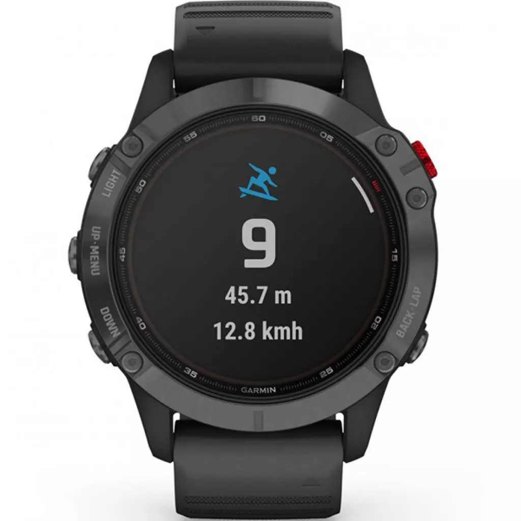Смарт-часы Garmin fenix 6 Pro Solar, Slate Gray with Black Band (010-02410-15) - 7