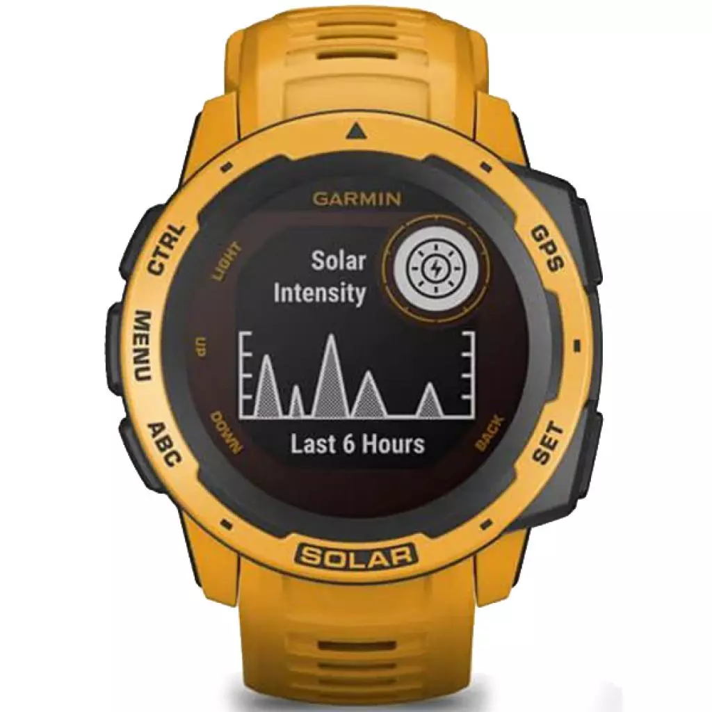 Смарт-часы Garmin Instinct Solar, Sunburst (010-02293-09) - 1 Смарт-часы Garmin Instinct Solar, Sunburst (010-02293-09) - 1