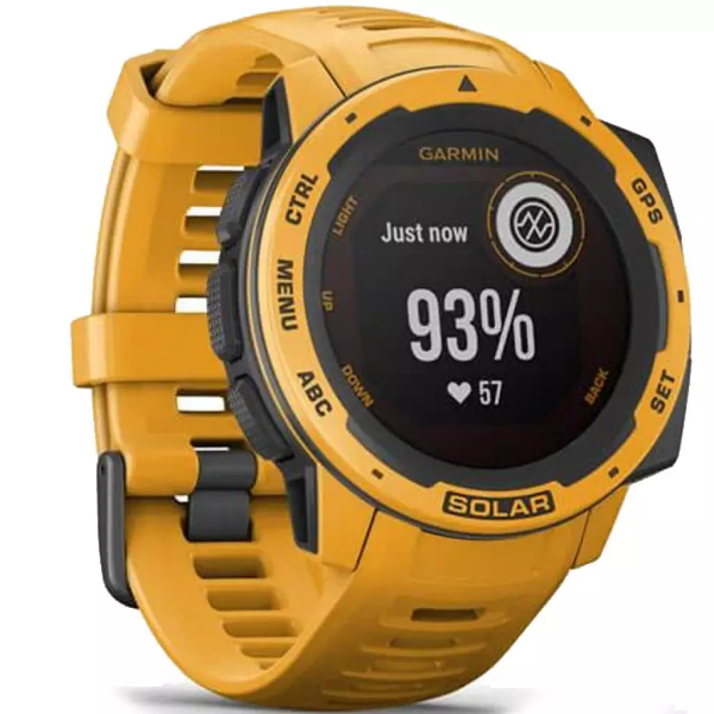 Смарт-часы Garmin Instinct Solar, Sunburst (010-02293-09) - 2 Смарт-часы Garmin Instinct Solar, Sunburst (010-02293-09) - 2