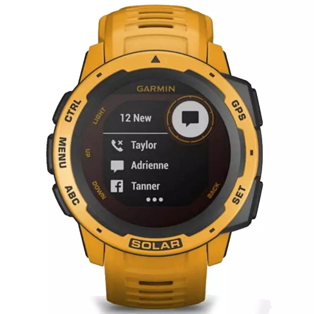 Смарт-часы Garmin Instinct Solar, Sunburst (010-02293-09) - 8 Смарт-часы Garmin Instinct Solar, Sunburst (010-02293-09) - 8