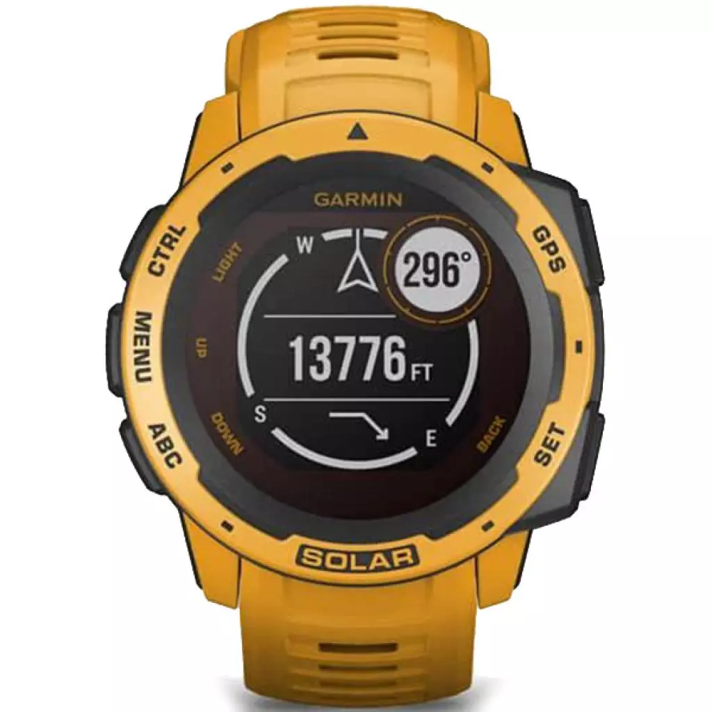Смарт-часы Garmin Instinct Solar, Sunburst (010-02293-09) - 9 Смарт-часы Garmin Instinct Solar, Sunburst (010-02293-09) - 9