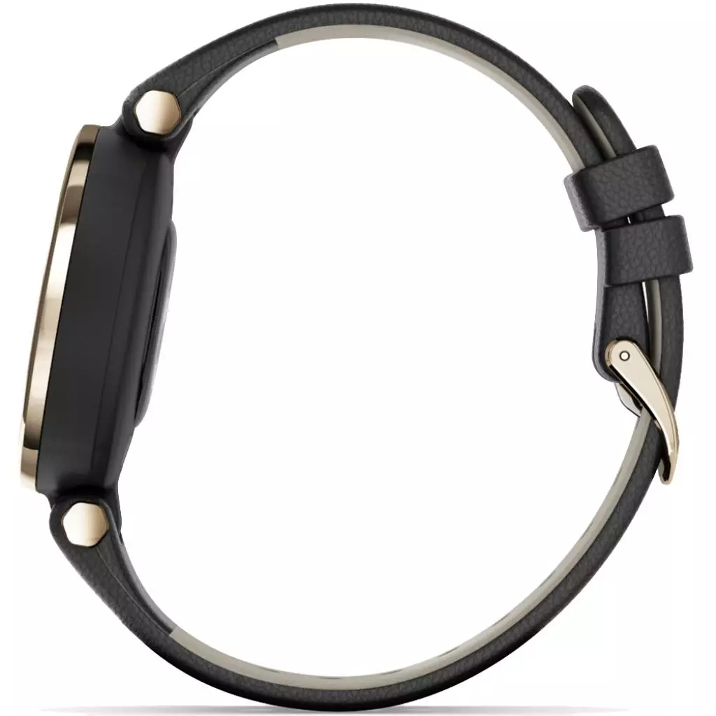 Смарт-часы Garmin Lily, CreamGold, Black, Leather (010-02384-B1) - 4 Смарт-часы Garmin Lily, CreamGold, Black, Leather (010-02384-B1) - 4