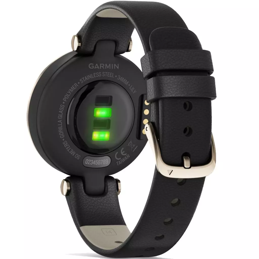 Смарт-часы Garmin Lily, CreamGold, Black, Leather (010-02384-B1) - 5 Смарт-часы Garmin Lily, CreamGold, Black, Leather (010-02384-B1) - 5