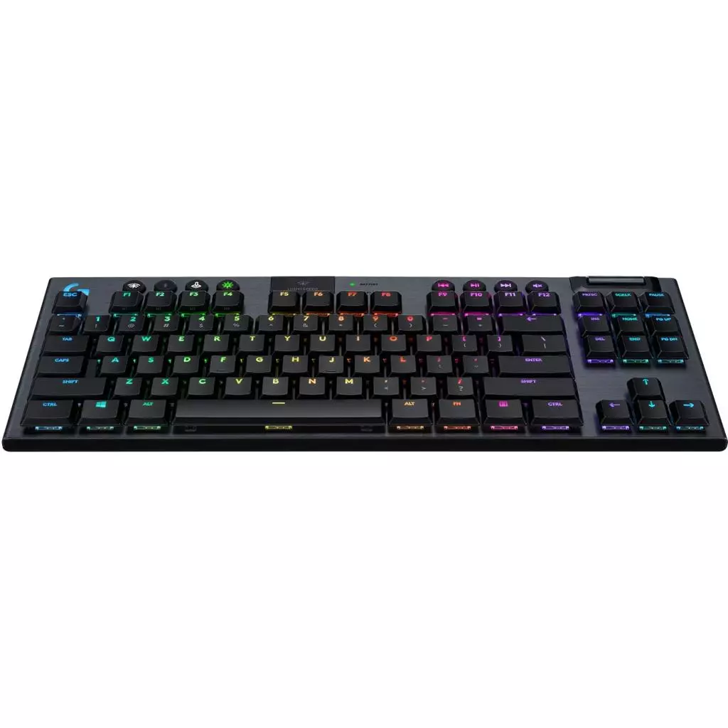Клавиатура Logitech G915 TKL Lightspeed Wireless RGB Mechanical Сarbon (920-009536) - 1