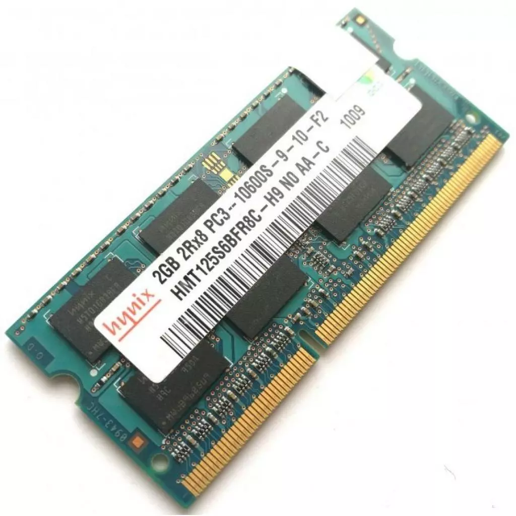 Модуль памяти для ноутбука SoDIMM DDR3 2GB 1333 MHz Hynix (HMT125S6BFR8C-H9) - 1 Модуль памяти для ноутбука SoDIMM DDR3 2GB 1333 MHz Hynix (HMT125S6BFR8C-H9) - 1