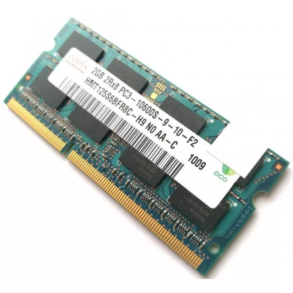 Модуль памяти для ноутбука SoDIMM DDR3 2GB 1333 MHz Hynix (HMT125S6BFR8C-H9) - 2 Модуль памяти для ноутбука SoDIMM DDR3 2GB 1333 MHz Hynix (HMT125S6BFR8C-H9) - 2