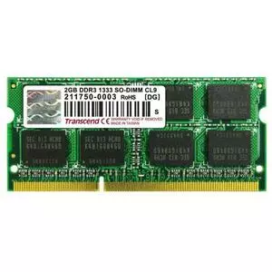 Модуль памяти для ноутбука SoDIMM DDR3 2GB 1333 MHz Transcend (TS256MSK64V3U)