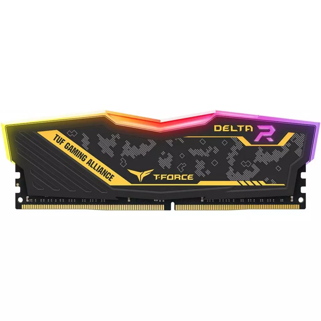 Модуль памяти для компьютера DDR4 8GB 3200 MHz T-Force Delta TUF Gaming RGB Team (TF9D48G3200HC16C01)
