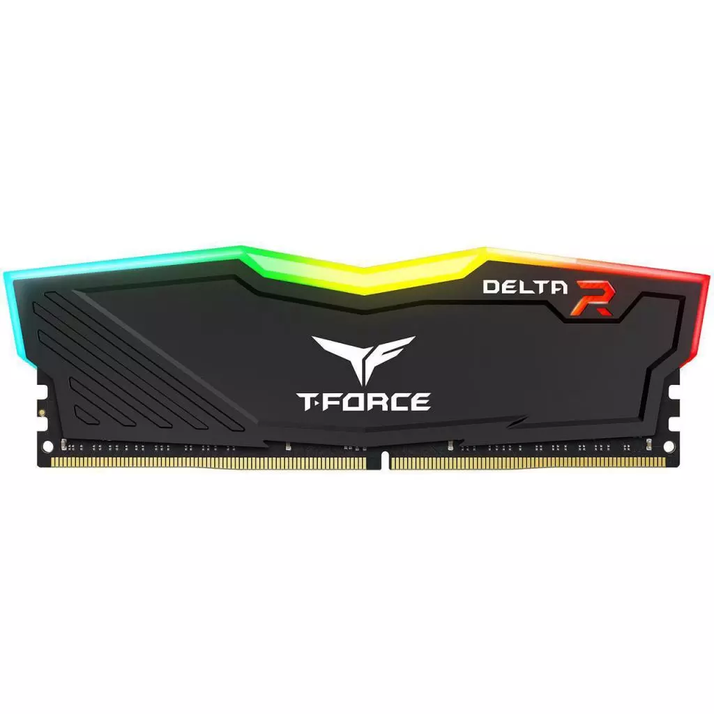 Модуль памяти для компьютера DDR4 16GB 3200 MHz T-Force Delta Black RGB Team (TF3D416G3200HC16F01)