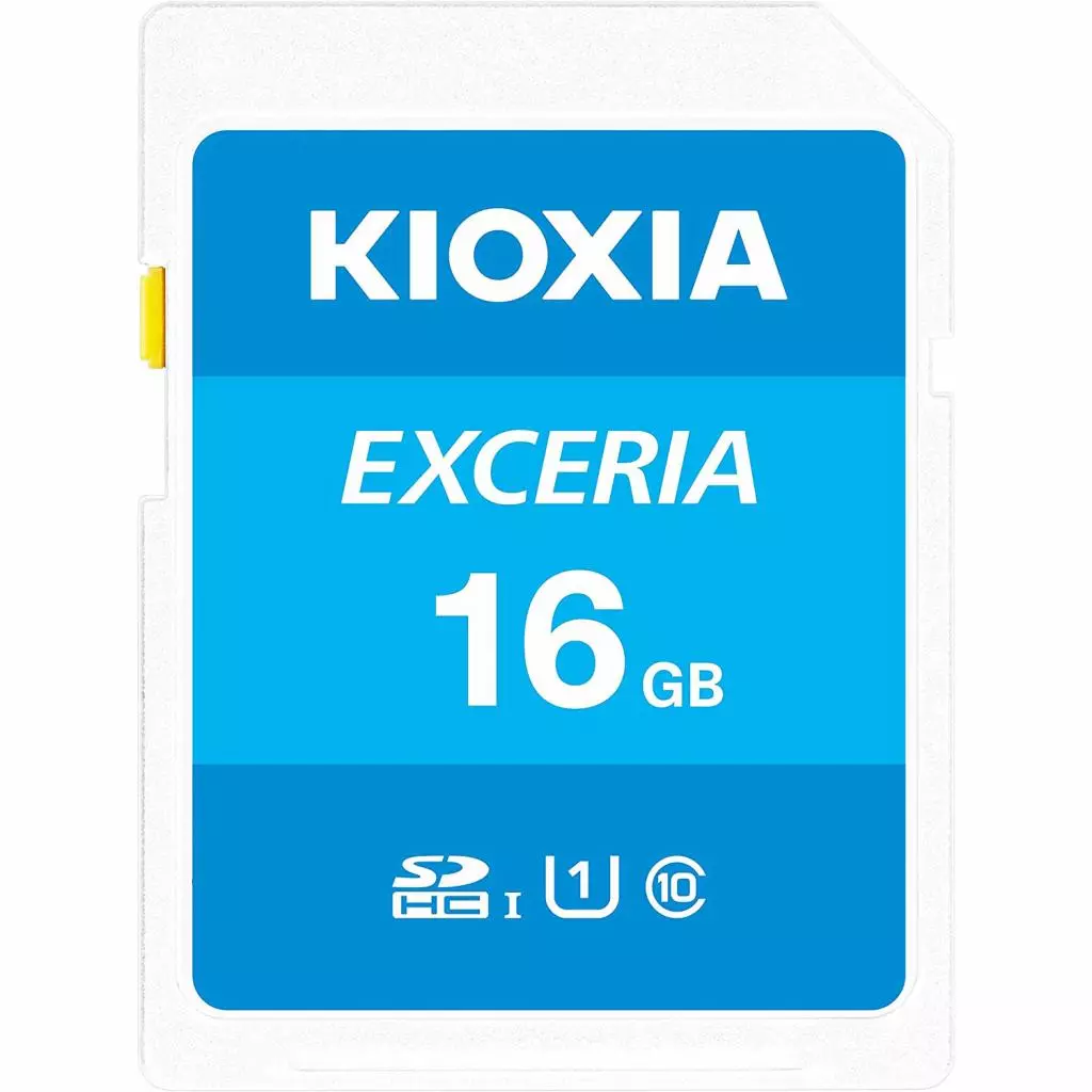 Карта памяти Kioxia 16GB SDHC class 10 UHS-1 Exceria (LNEX1L016GG4)