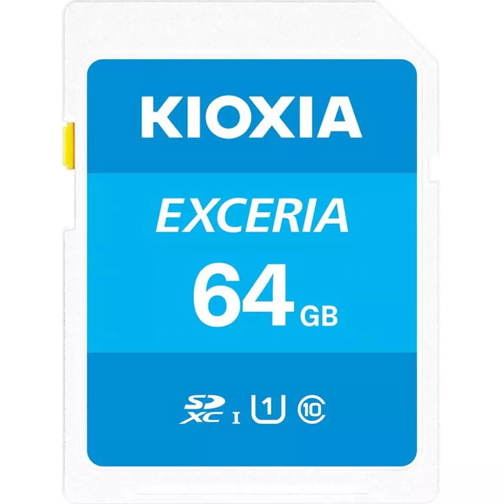 Карта памяти Kioxia 64GB SDHC class 10 UHS-1 Exceria (LNEX1L064GG4)