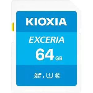 Карта памяти Kioxia 64GB SDHC class 10 UHS-1 Exceria (LNEX1L064GG4)