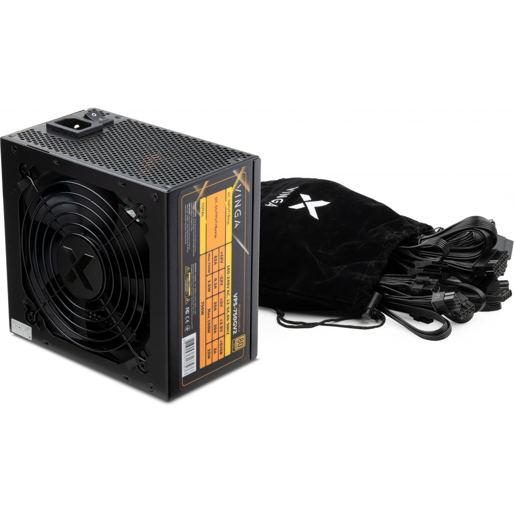 Блок питания Vinga 750W (VPS-750GV2) - 4 Блок питания Vinga 750W (VPS-750GV2) - 4