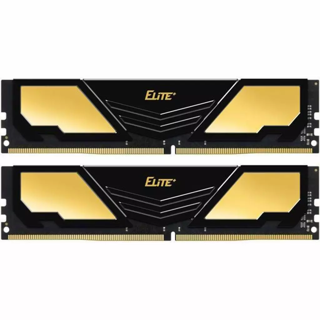 Модуль памяти для компьютера DDR4 8GB (2x4GB) 3200 MHz Elite Plus Gold/Black Team (TPD48G3200HC22DC01)