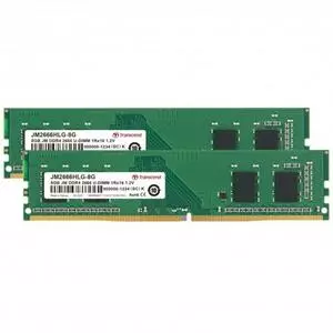 Модуль памяти для компьютера DDR4 16GB (2x8GB) 3200 MHz Transcend (JM2666HLG-16GK)