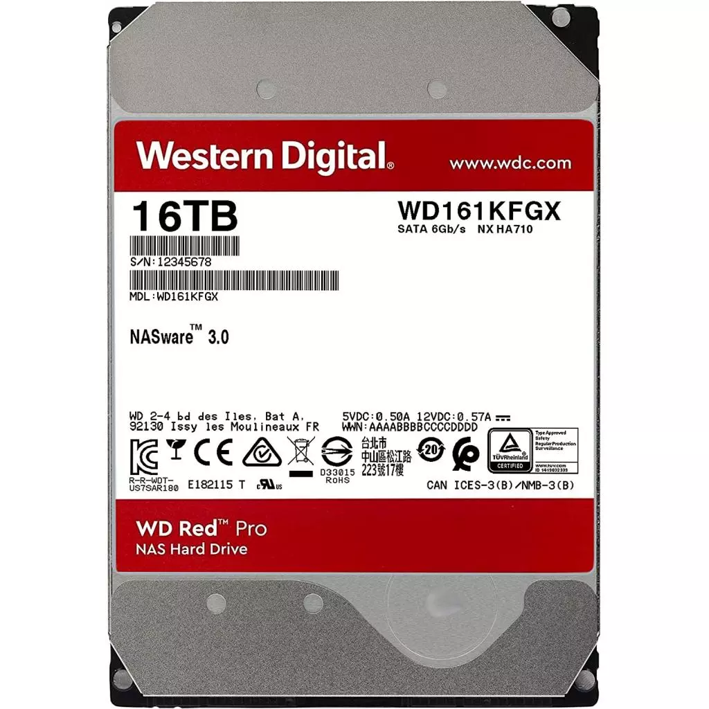 Жесткий диск 3.5" 16TB WD (WD161KFGX) - 1 Жесткий диск 3.5" 16TB WD (WD161KFGX) - 1