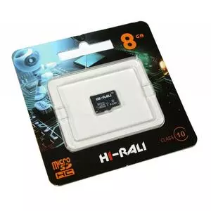 Карта памяти Hi-Rali 8GB microSDHC class 10 UHS-I (HI-8GBSD10U1-00)