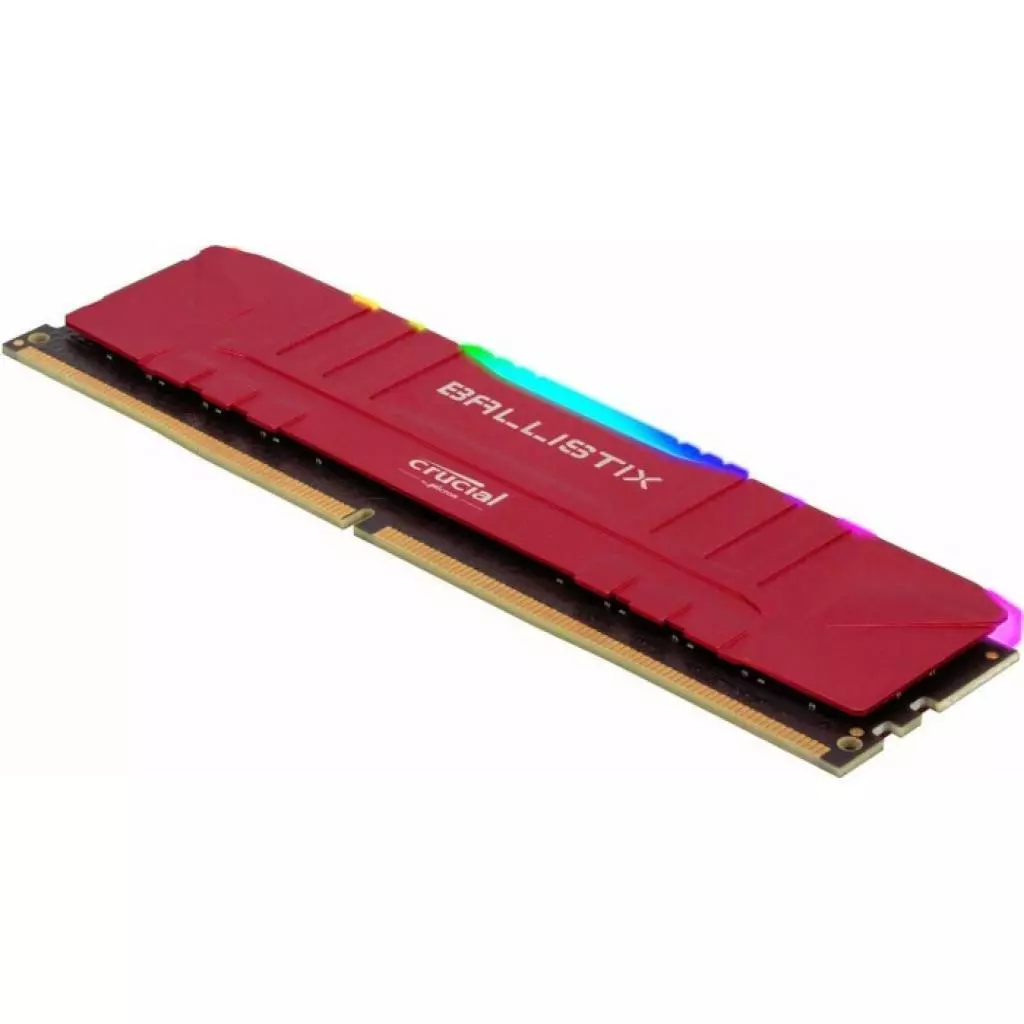 Модуль памяти для компьютера DDR4 8GB 3000 MHz Ballistix Red RGB Micron (BL8G30C15U4RL) - 2
