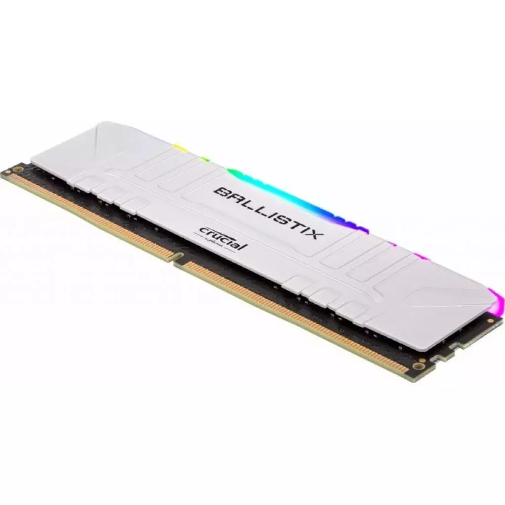 Модуль памяти для компьютера DDR4 8GB 3000 MHz Ballistix White RGB Micron (BL8G30C15U4WL) - 2 Модуль памяти для компьютера DDR4 8GB 3000 MHz Ballistix White RGB Micron (BL8G30C15U4WL) - 2