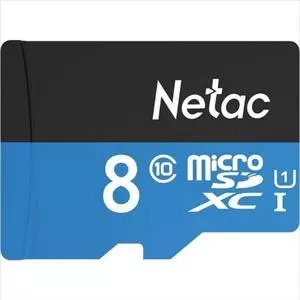 Карта памяти Netac 8GB microSD class 10 (NT02P500STN-008G-S)