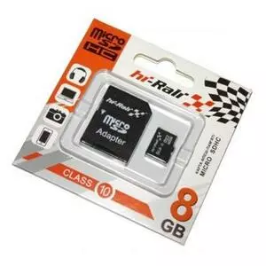 Карта памяти Hi-Rali 8GB microSD class10 (HI-8GBSDCL10-01)