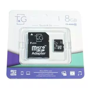 Карта памяти T&G 8GB microSD class10 (TG-8GBSDCL10-01)