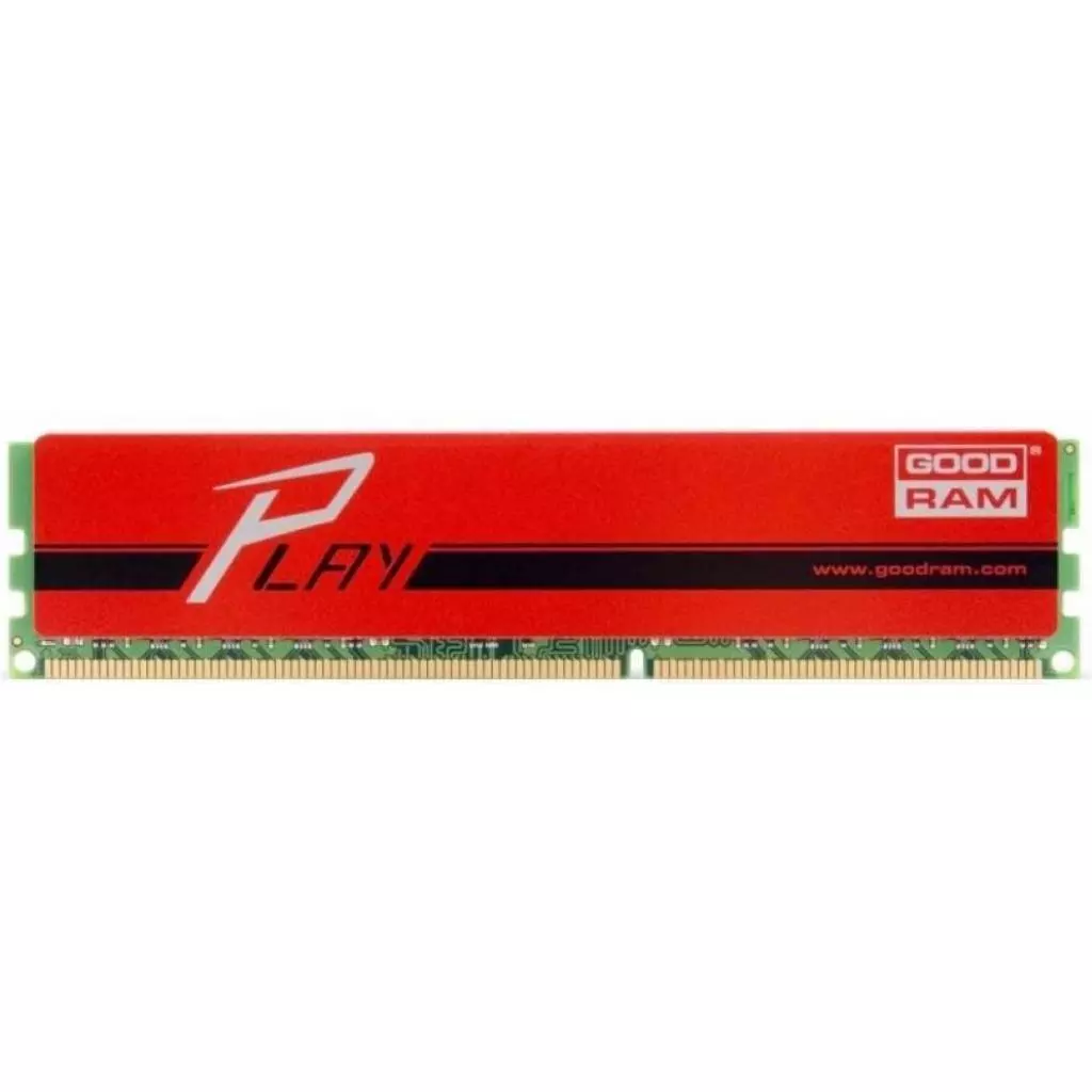 Модуль памяти для компьютера DDR3 4GB 1600 MHz Play Red Goodram (GYR1600D364L9S/4G)