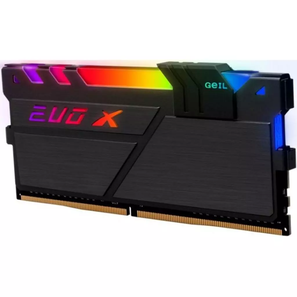 Модуль памяти для компьютера DDR4 8GB 3000 MHz Evo X II Black RGB LED Geil (GEXSB48GB3000C16ASC) - 1