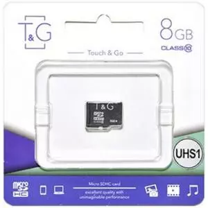 Карта памяти T&G 8GB microSDHC class 10 UHS-I (TG-8GBSD10U1-00)
