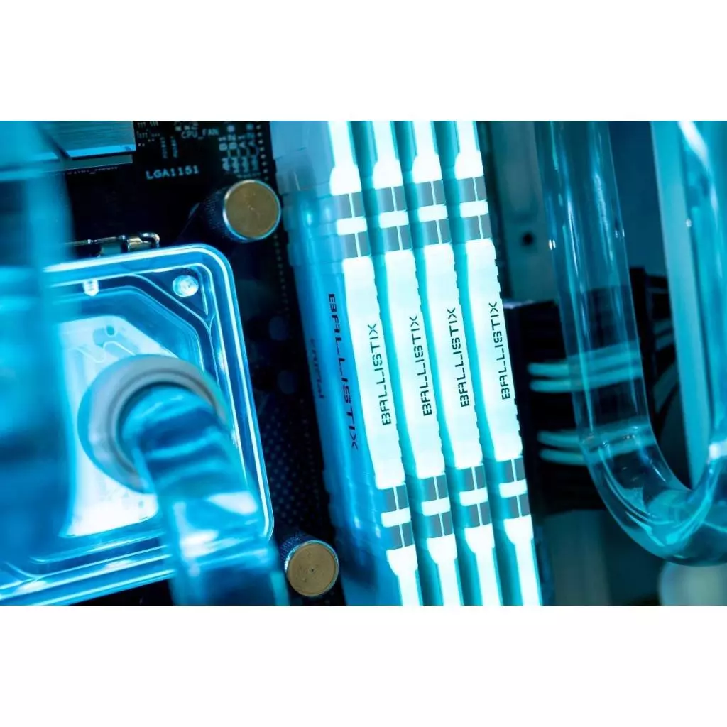 Модуль памяти для компьютера DDR4 64GB (2x32GB) 3200 MHz Ballistix RGB Red Micron (BL2K32G32C16U4RL) - 1 Модуль памяти для компьютера DDR4 64GB (2x32GB) 3200 MHz Ballistix RGB Red Micron (BL2K32G32C16U4RL) - 1