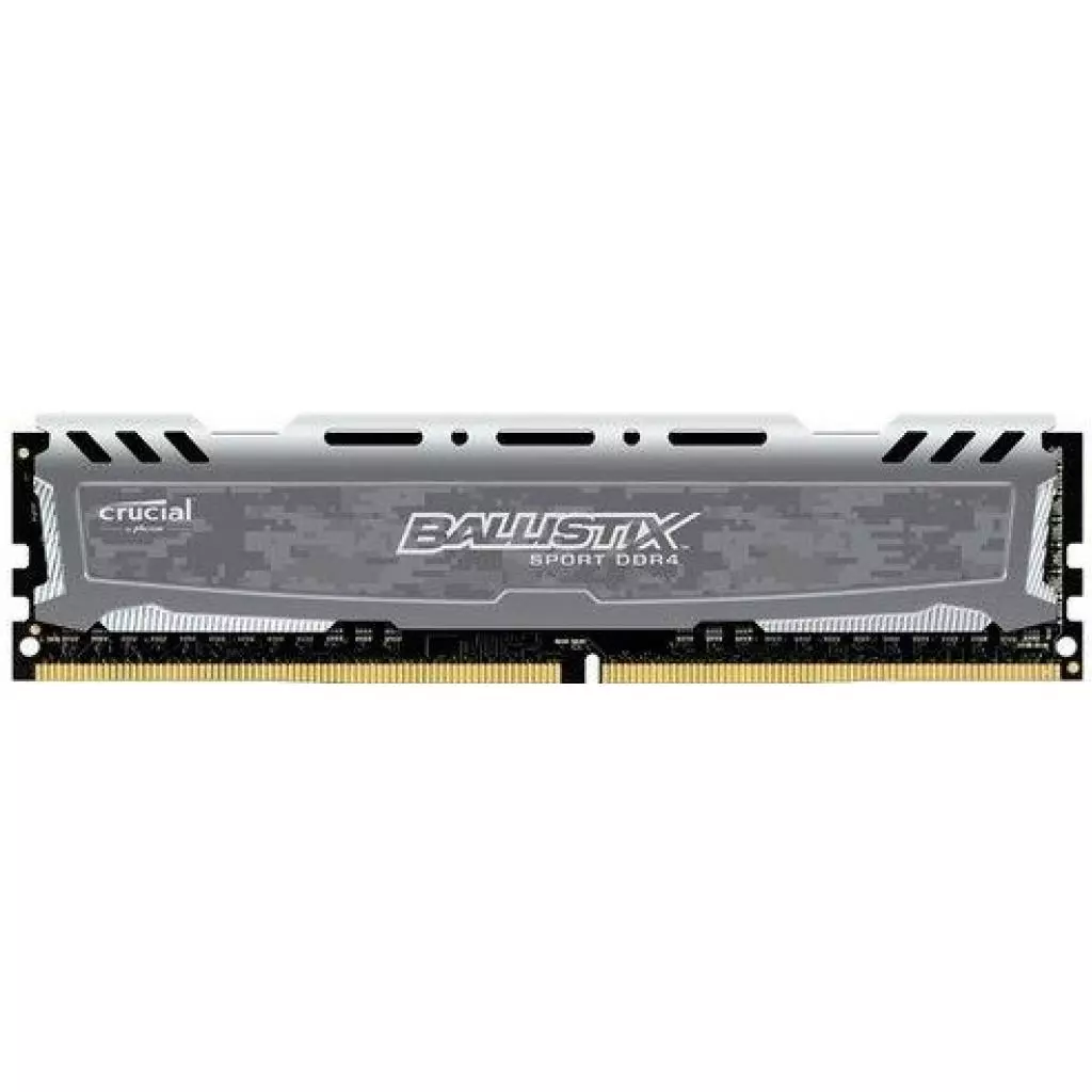 Модуль памяти для компьютера DDR4 16GB (2x8GB) 2400 MHz Ballistix Sport LT Gray Micron (BLS2K8G4D240FSB) - 1 Модуль памяти для компьютера DDR4 16GB (2x8GB) 2400 MHz Ballistix Sport LT Gray Micron (BLS2K8G4D240FSB) - 1