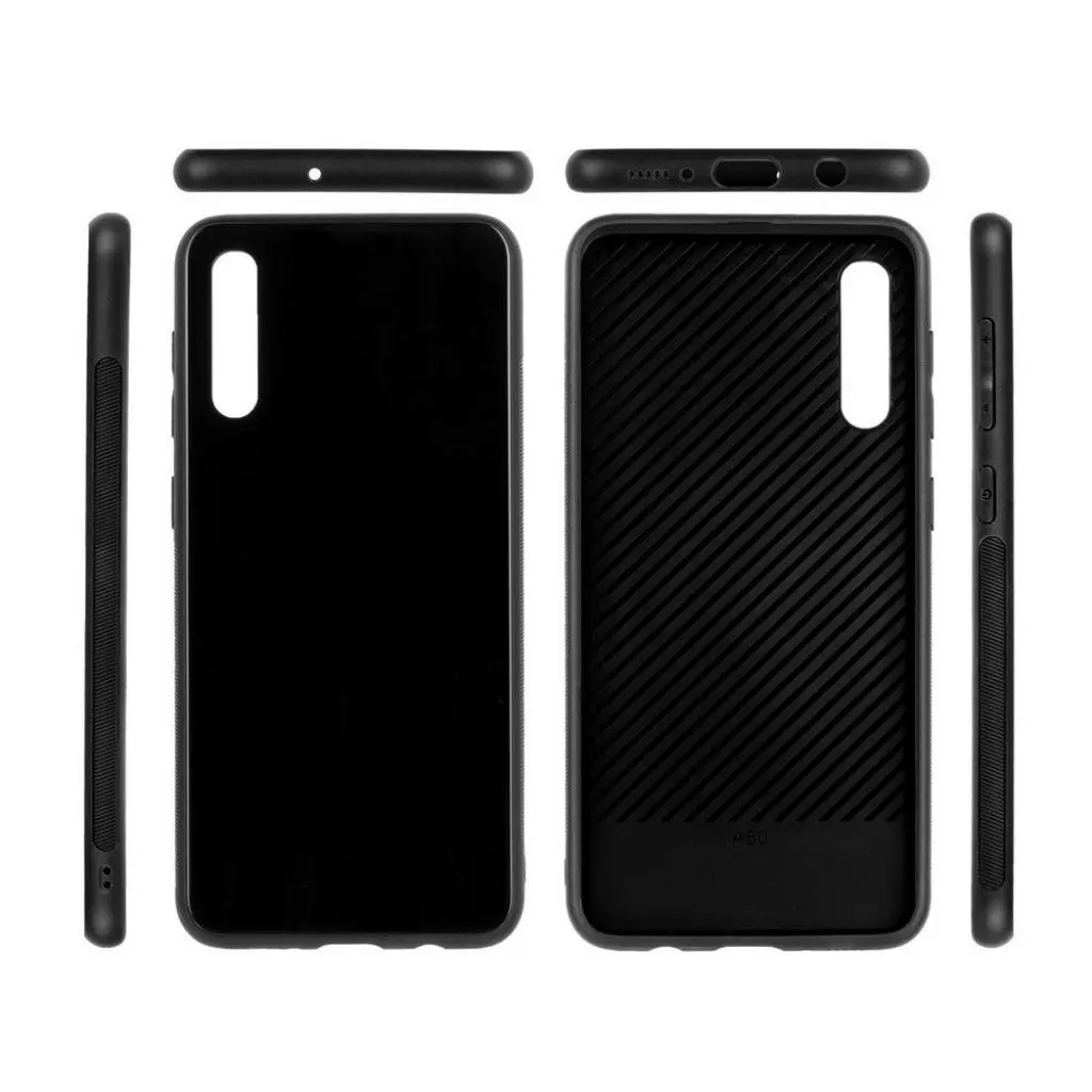 Чехол для моб. телефона ColorWay Glass-Case Samsung Galaxy A50 black (CW-CGCSGA505-BK) - 1 Чехол для моб. телефона ColorWay Glass-Case Samsung Galaxy A50 black (CW-CGCSGA505-BK) - 1