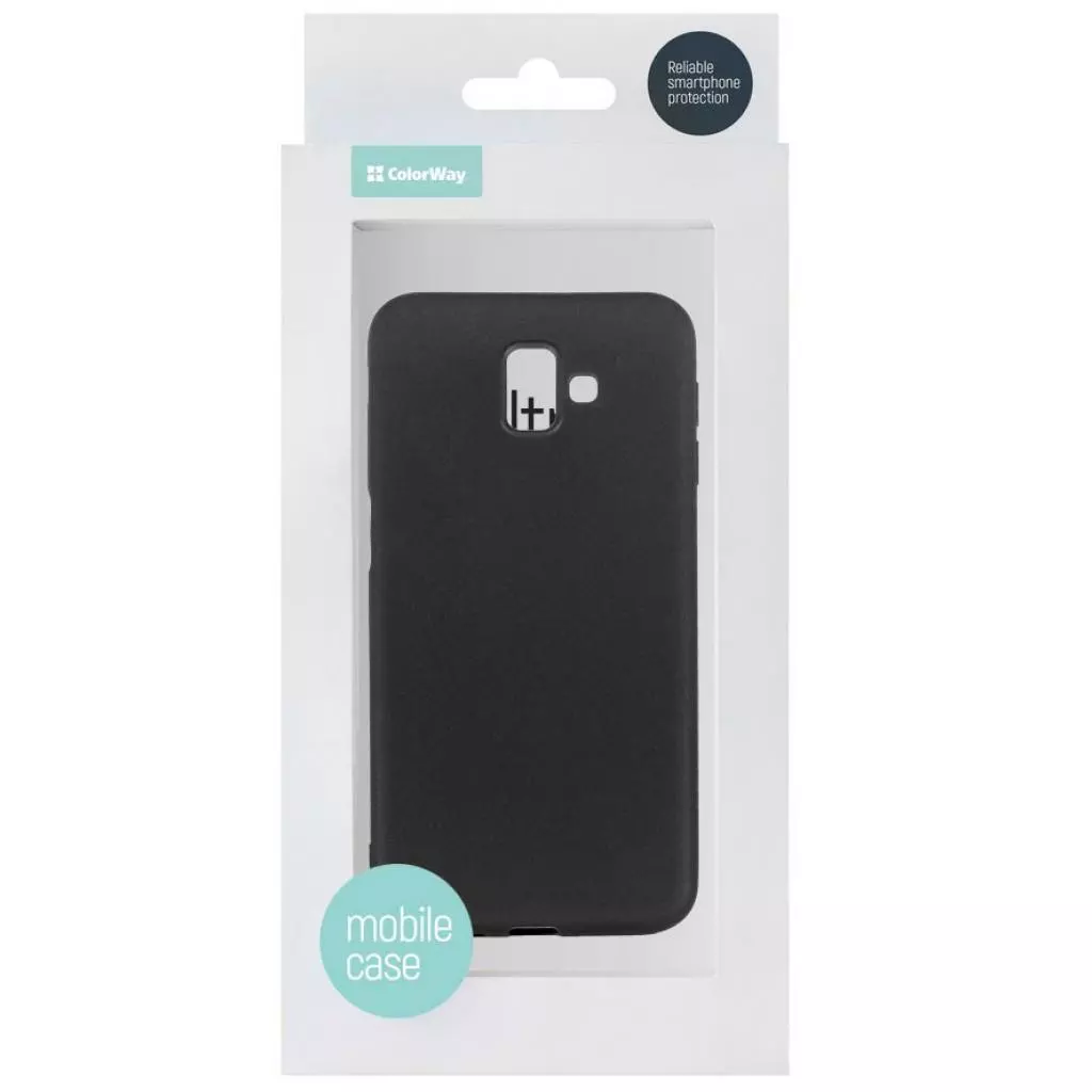 Чехол для моб. телефона ColorWay TPU matt Samsung Galaxy J6 plus, black (CW-CTMSGJ610F-BK) - 2 Чехол для моб. телефона ColorWay TPU matt Samsung Galaxy J6 plus, black (CW-CTMSGJ610F-BK) - 2