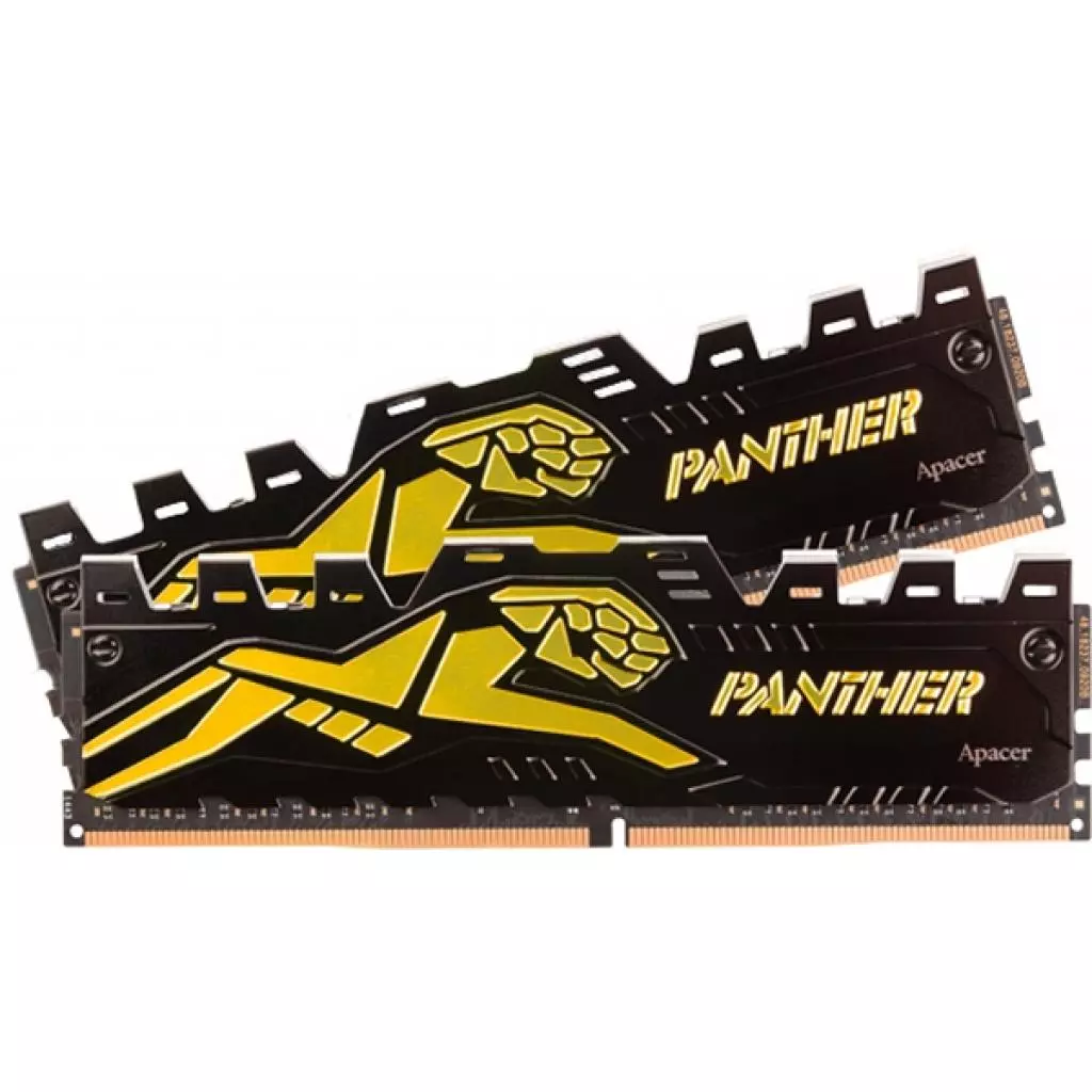 Модуль памяти для компьютера DDR4 32GB (2x16GB) 3200 MHz Panther Golden Apacer (AH4U32G32C08Y7GAA-2) - 1 Модуль памяти для компьютера DDR4 32GB (2x16GB) 3200 MHz Panther Golden Apacer (AH4U32G32C08Y7GAA-2) - 1