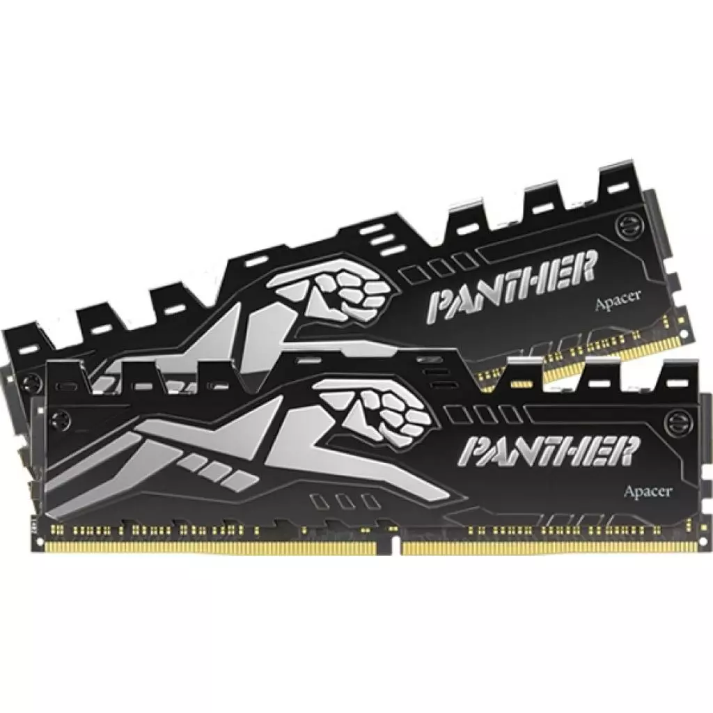 Модуль памяти для компьютера DDR4 16GB (2x8GB) 3200 MHz Panther Silver Apacer (AH4U16G32C08Y7VAA-2) - 1 Модуль памяти для компьютера DDR4 16GB (2x8GB) 3200 MHz Panther Silver Apacer (AH4U16G32C08Y7VAA-2) - 1