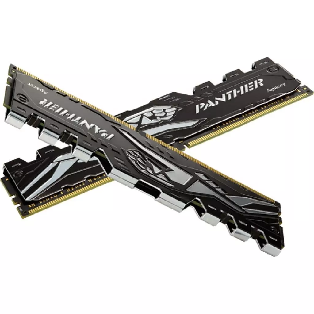 Модуль памяти для компьютера DDR4 16GB (2x8GB) 3200 MHz Panther Silver Apacer (AH4U16G32C08Y7VAA-2) - 2 Модуль памяти для компьютера DDR4 16GB (2x8GB) 3200 MHz Panther Silver Apacer (AH4U16G32C08Y7VAA-2) - 2
